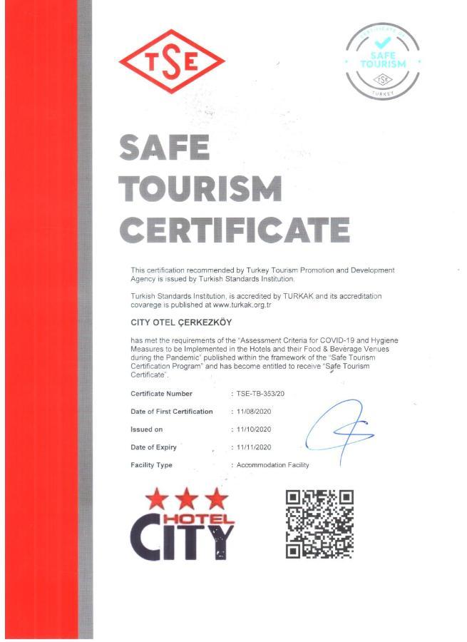 Hotel City Cerkezkoy Kültér fotó